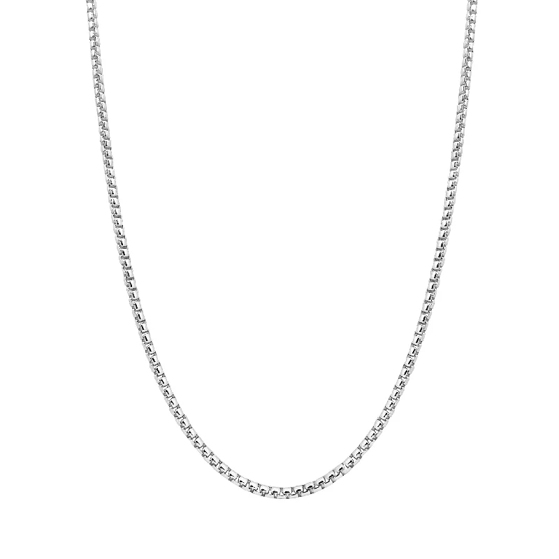 handmade necklaces for women -[Lightweight] Round Box Chain (14K)