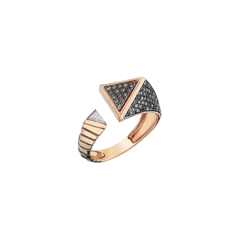 rose gold rings for women -Alana Ring