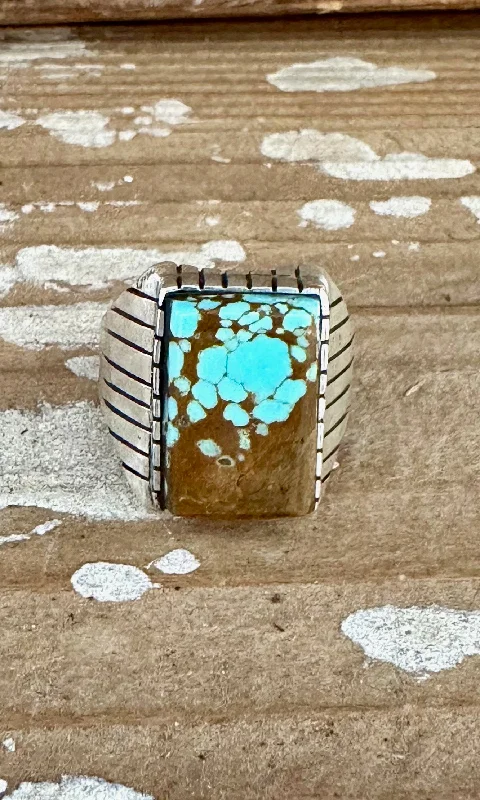 fine jewelry rings for women -RAY JACK Navajo Kingman Turquoise Ring Mens • Variety of Sizes