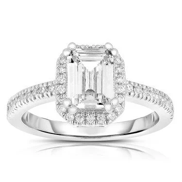 moissanite rings for women -Déco Asscher-cut Limited Edition Ring