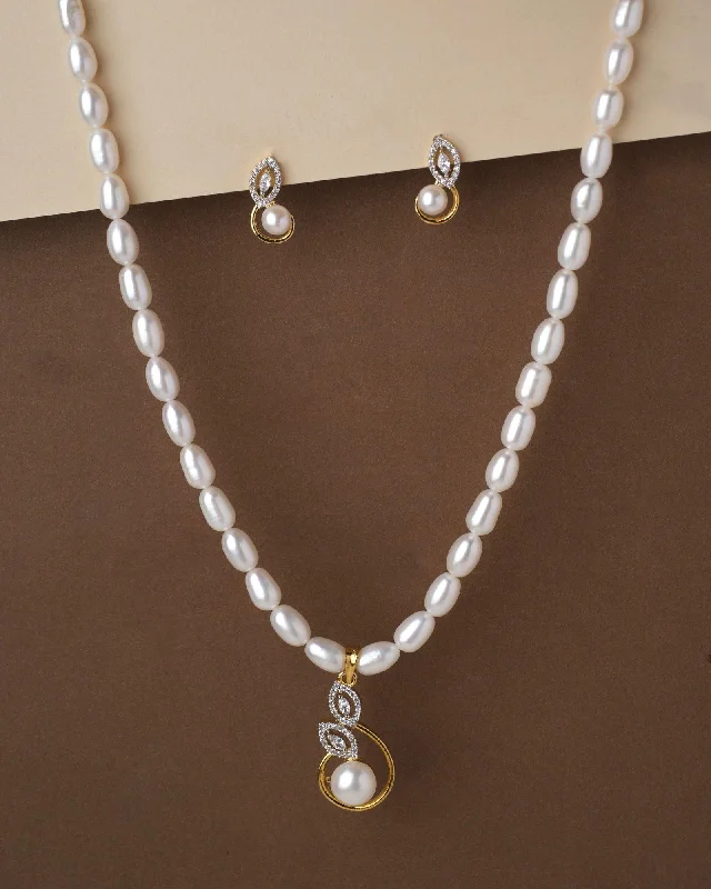 locket necklaces for women -Modernity Perna  Necklace Set