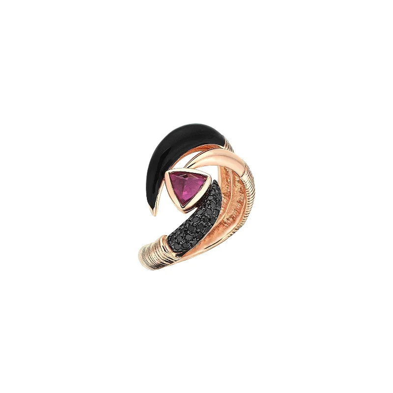 ruby rings for women -Muffle Ring