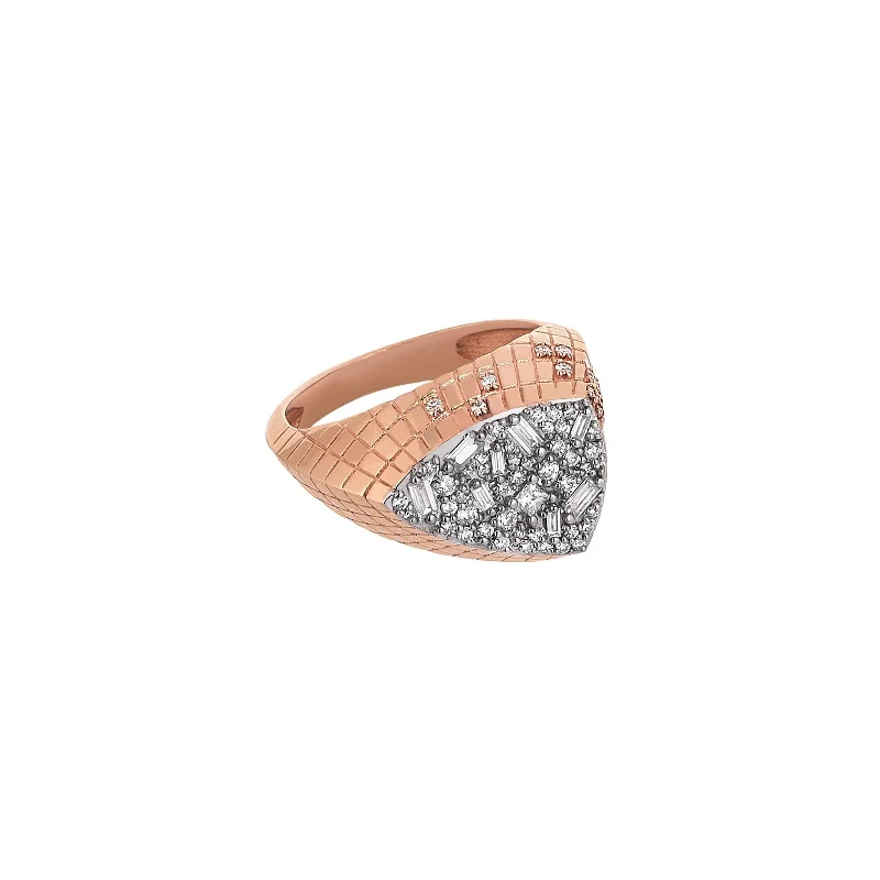 textured rings for women -Alive Ring