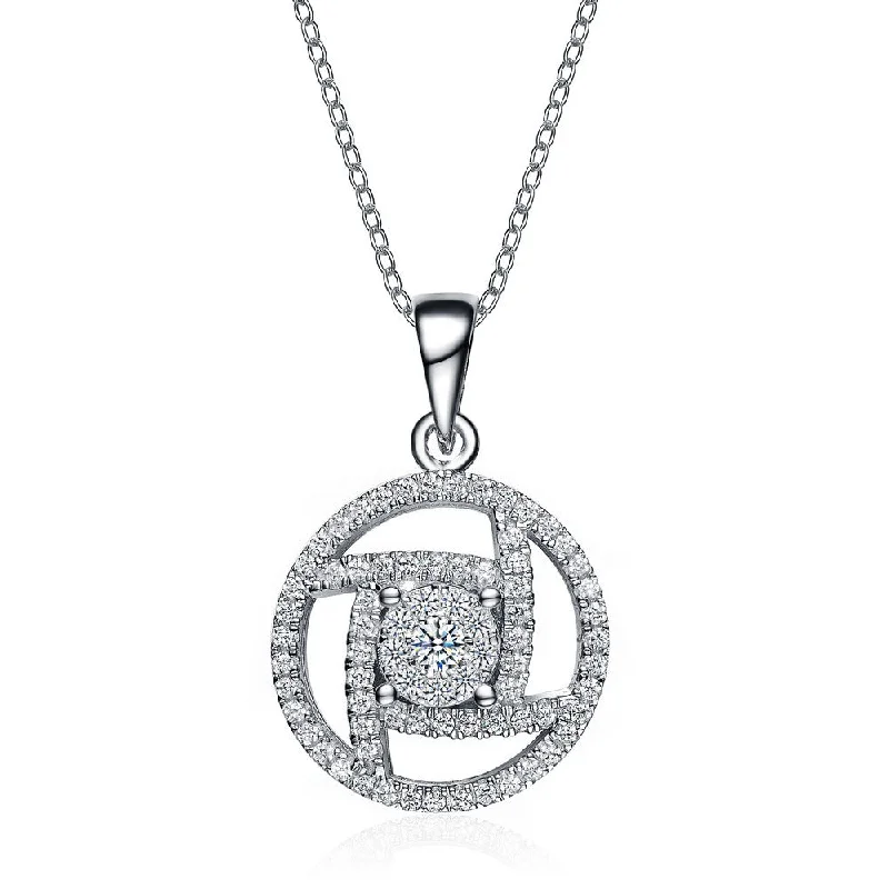 silver necklaces for women -La Roche Eternal Pendant