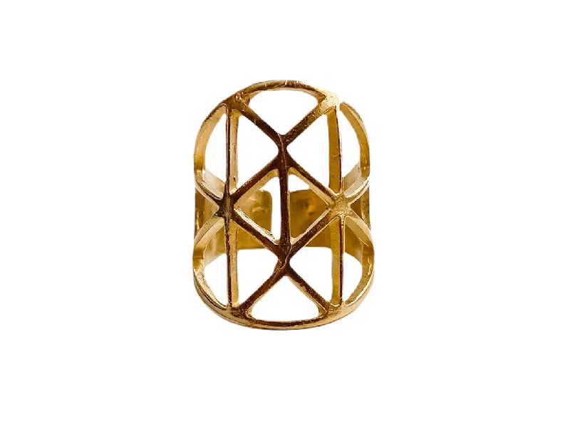 art deco rings for women -GEO ring