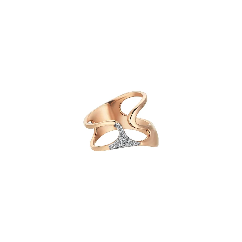 celestial rings for women -Valley Pinky Ring