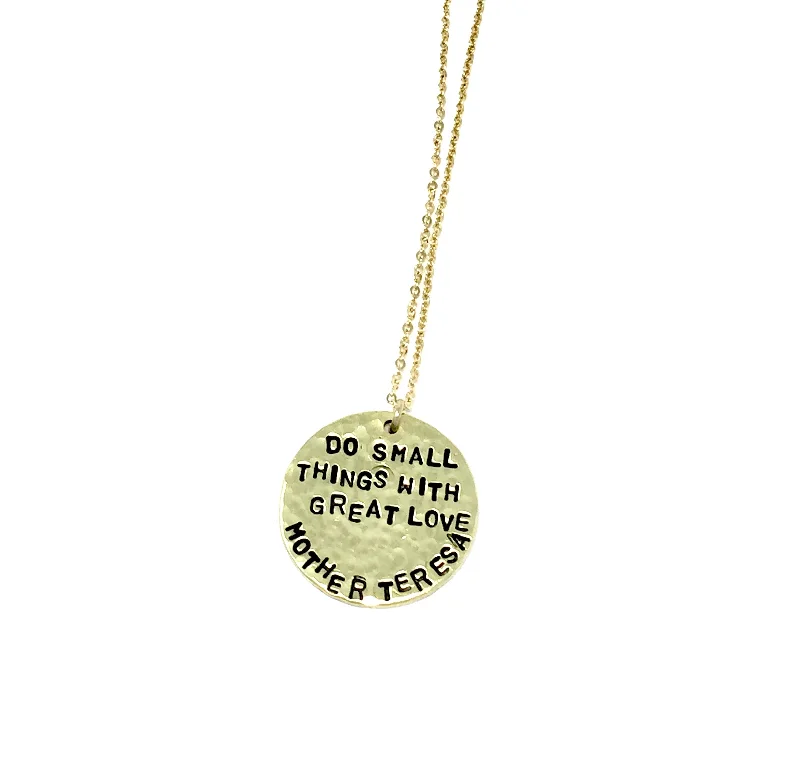 art deco necklaces for women -Saints&Sinners - Mother Teresa