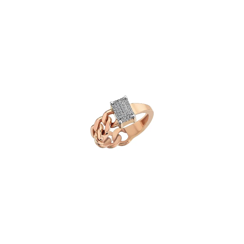 three-stone rings for women -Bound Pinky Ring