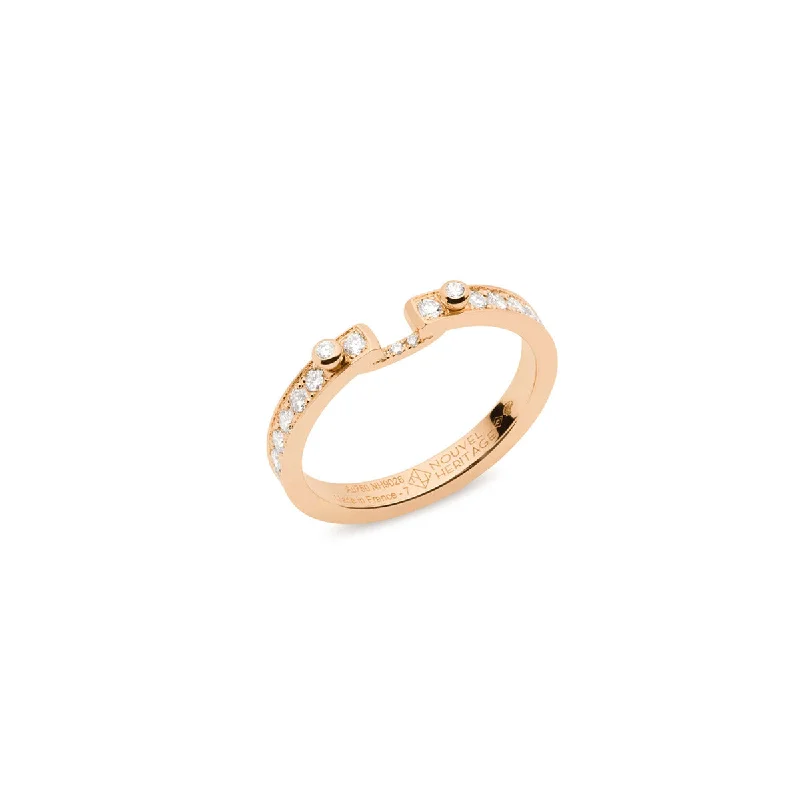 monogram rings for women -Tuxedo Ring