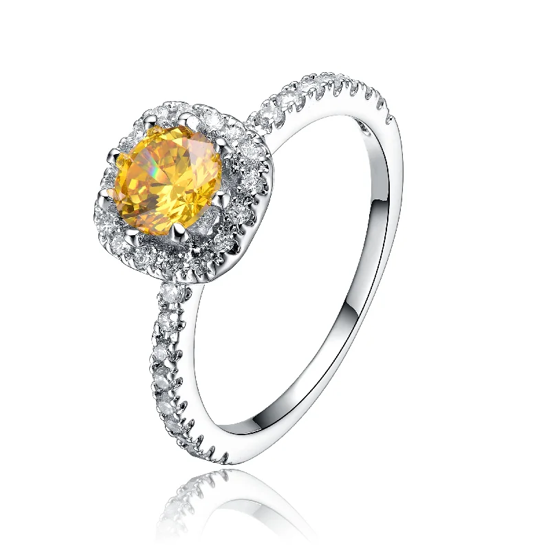 celestial rings for women -Marie Yellow Solitaire Limited Edition Ring