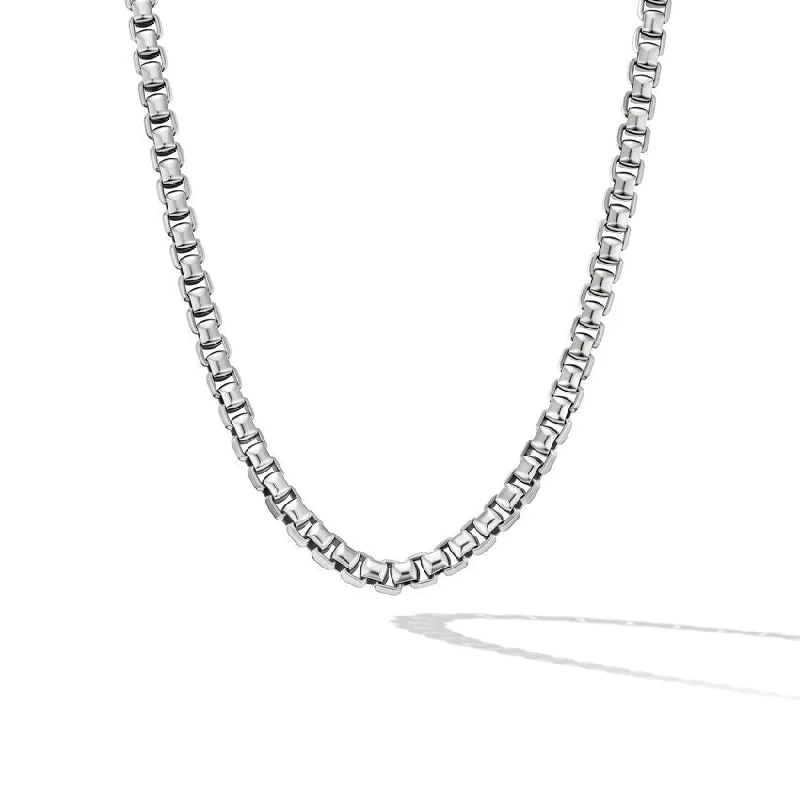 classic silver chains for women -David Yurman Ultra Wide Square Box Chain, 20 Inches