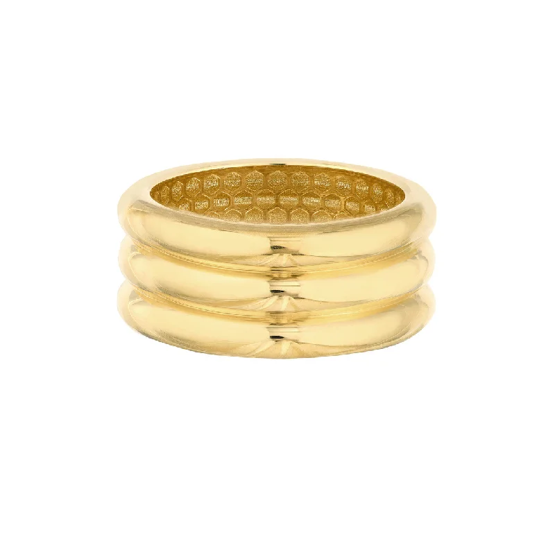 hammered rings for women -Ember Domed Ring