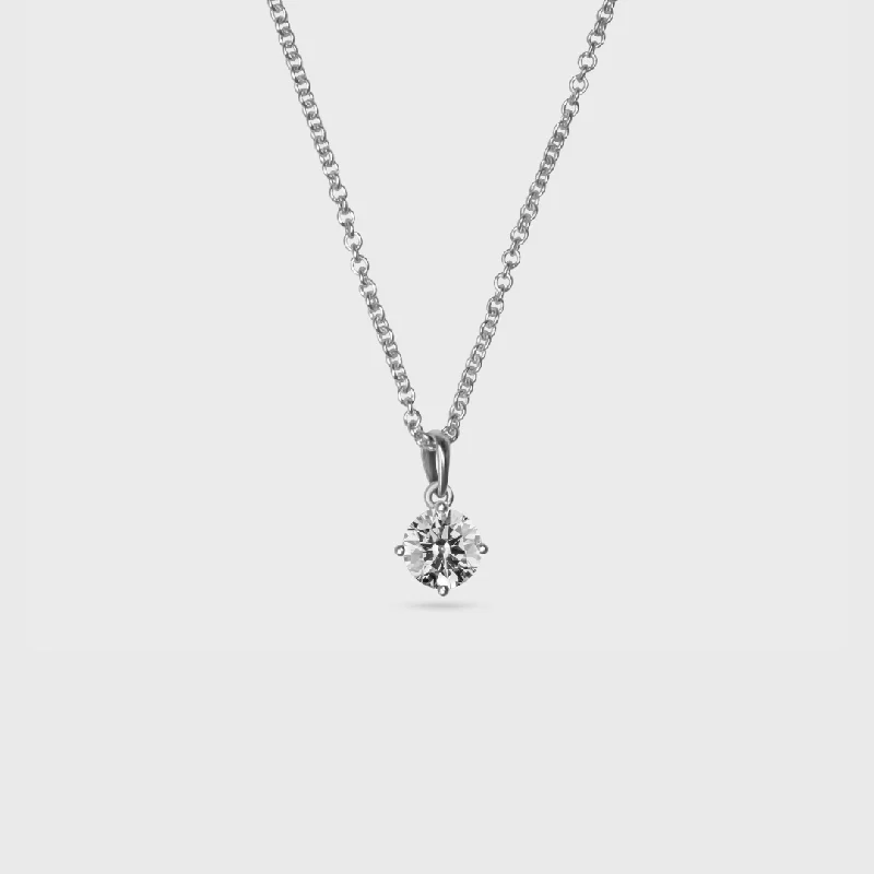 cubic zirconia necklaces for women -TRACR x TCC Diamond Pendant