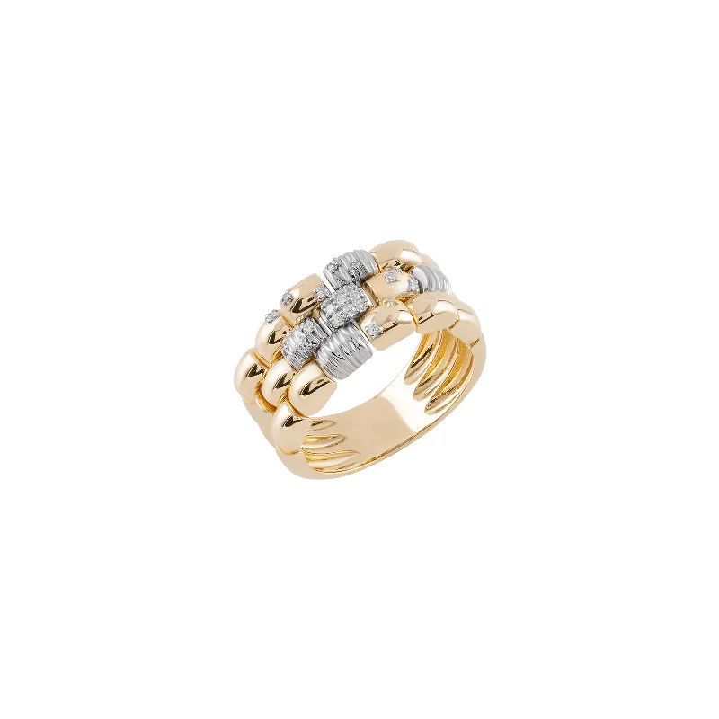 multi-band rings for women -On Fire Ring