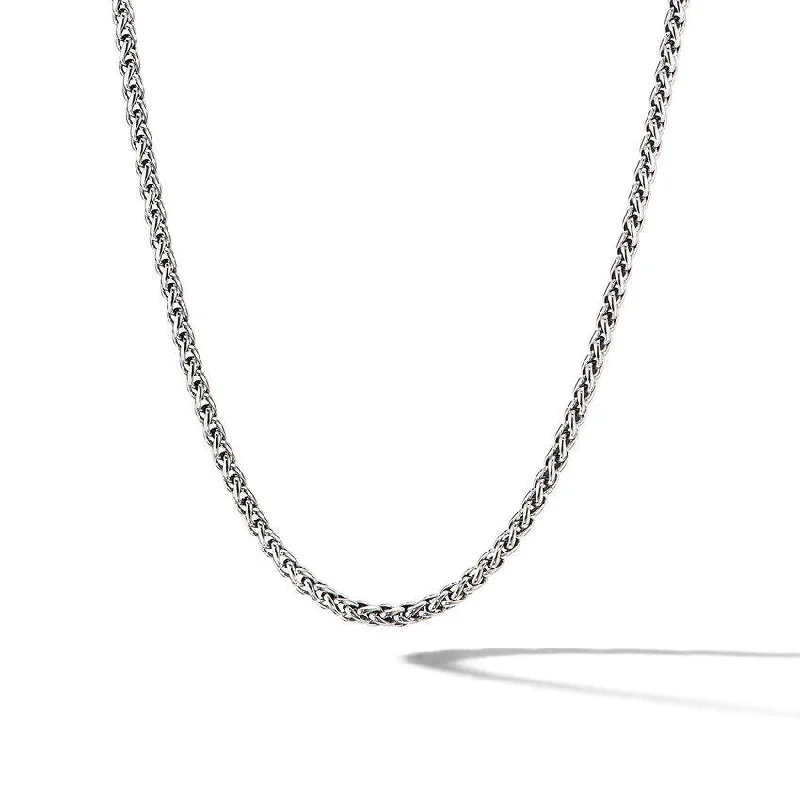 diamond necklaces for women -David Yurman Wheat Chain, 4MM