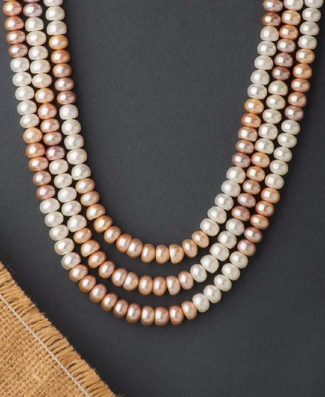 shell necklaces for women -Graceful Real Pearl Necklace