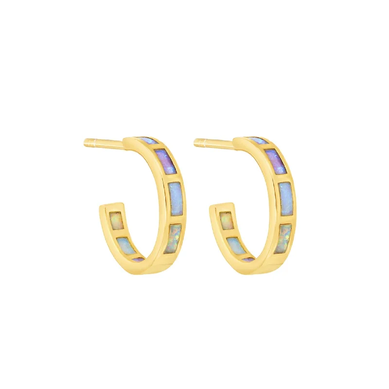 gold earrings for women -The Harper Hoops