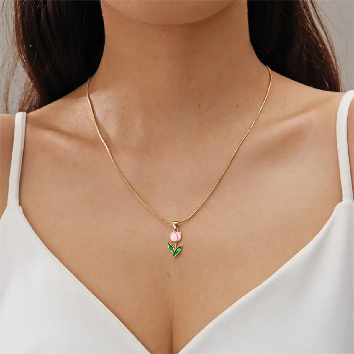 Necklace-Pink