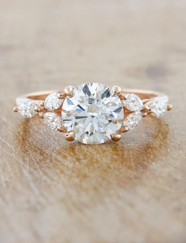 symbolic engagement rings for women -Jacqueline - Round