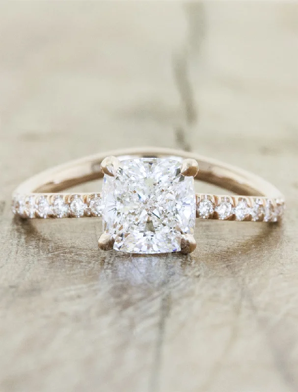 delicate engagement rings for women -Christine