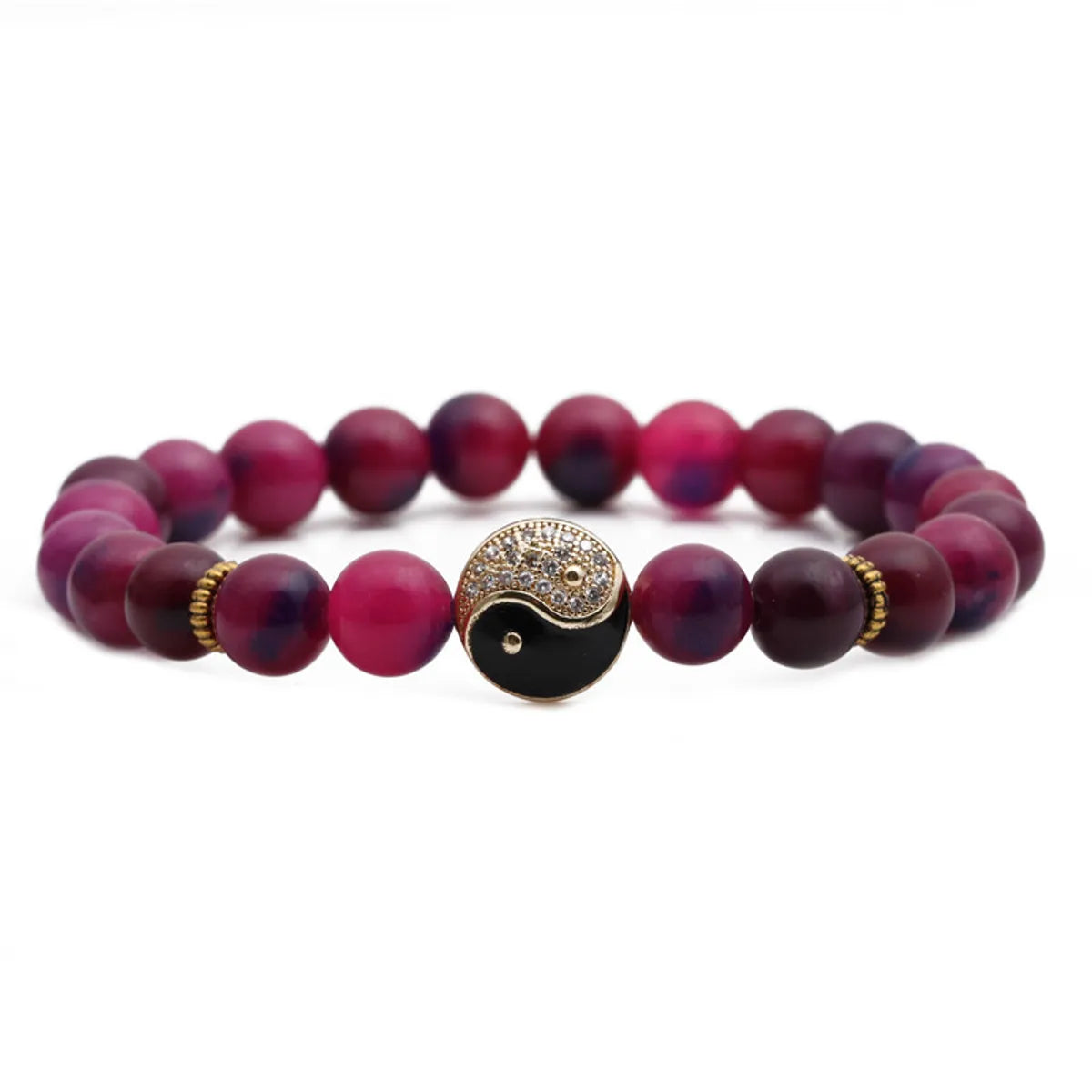 handcrafted gemstone bracelets for women -Fashion Agate Stone Bracelet