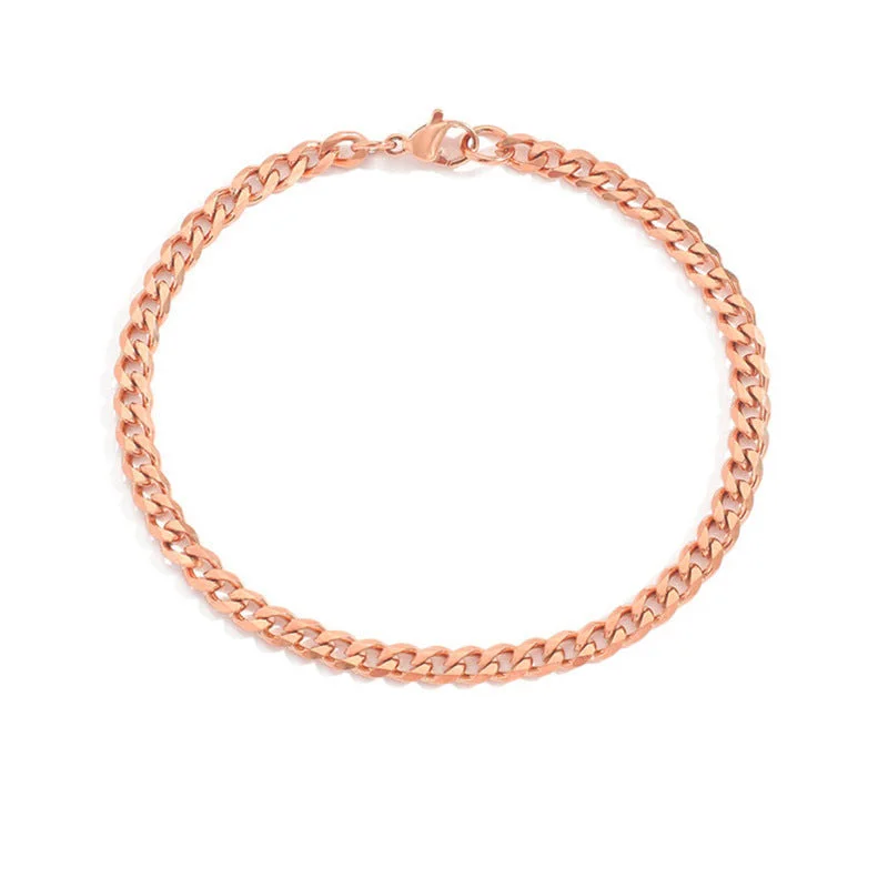 Rose Gold 4mm-19cm-YS32841