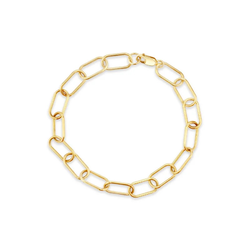 white gold bracelets for women -Full Link Bracelet