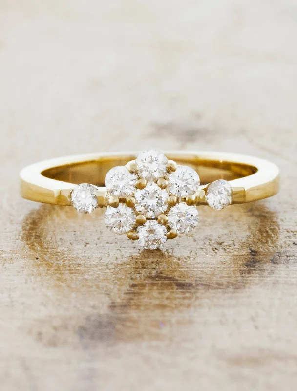 cluster engagement rings for women -Twila