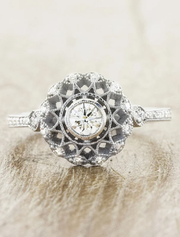 baroque engagement rings for women -Cordelia