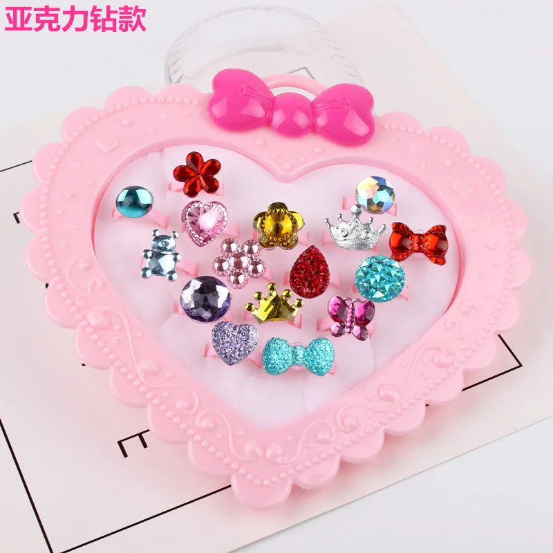 16 Bow Tie Love Box (Rhinestone Style)