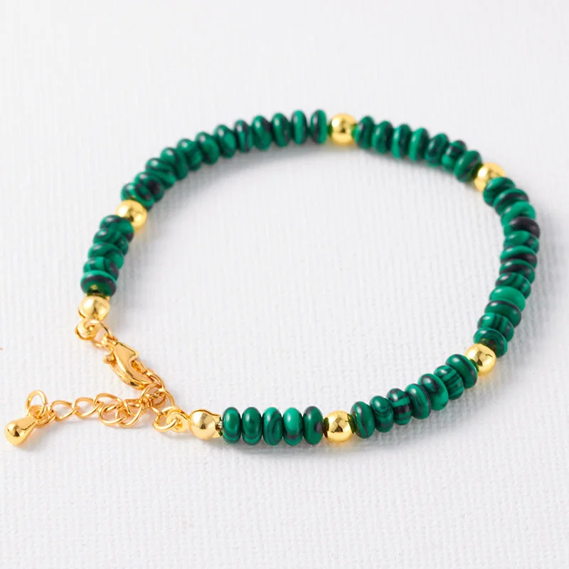 B Malachite Bracelet