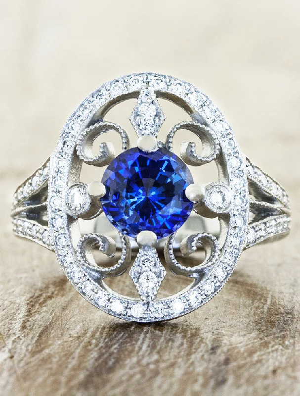 handcrafted engagement rings for women -Annalise