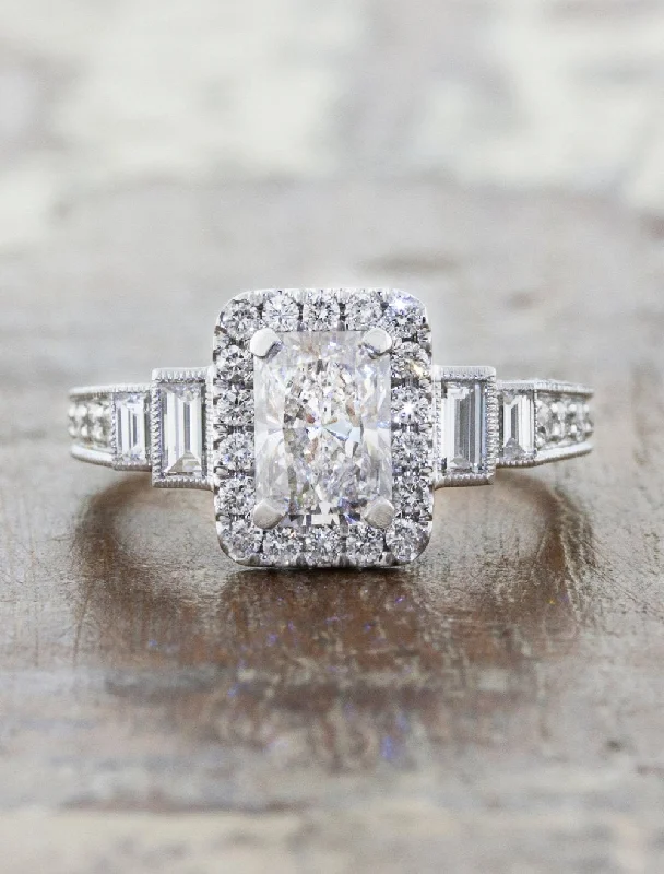 vintage engagement rings for women -Elani