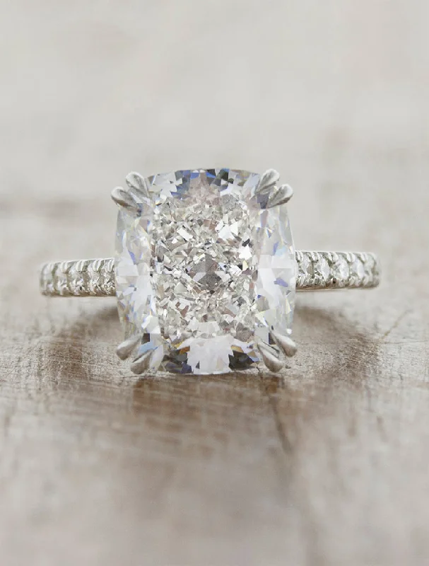 nature inspired engagement rings for women -Ophelia