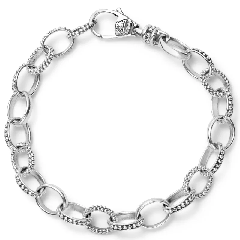 minimalist bracelets for women -Signature Caviar Caviar Bead Link Bracelet