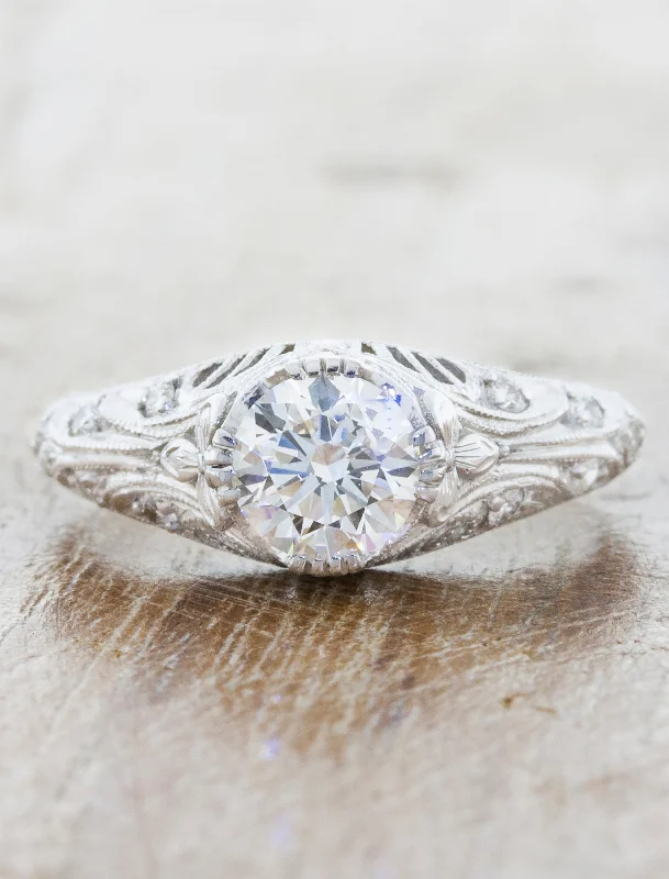 oval engagement rings for women -Theodosia