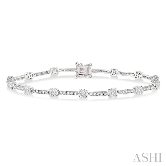 zodiac bracelets for women -LOVEBRIGHT DIAMOND BAR BRACELET