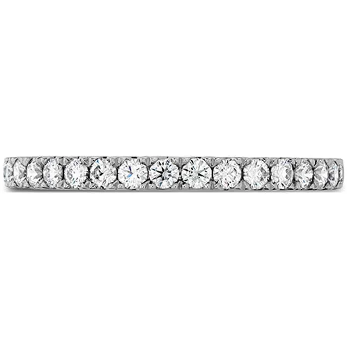 unique engagement rings for women -Hearts On Fire .26-.32CTW Transcend Wedding Band in 18K White Gold