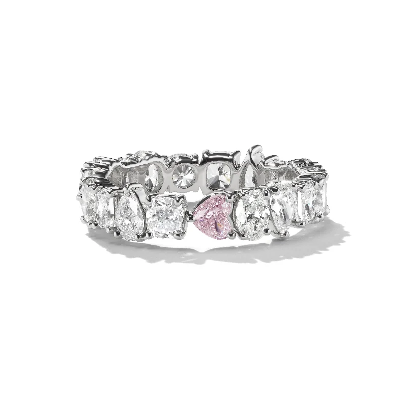 unique engagement rings for women -Modified ALAYA With Pink Diamond