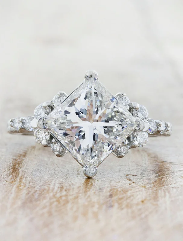 art deco engagement rings for women -Loxlynn