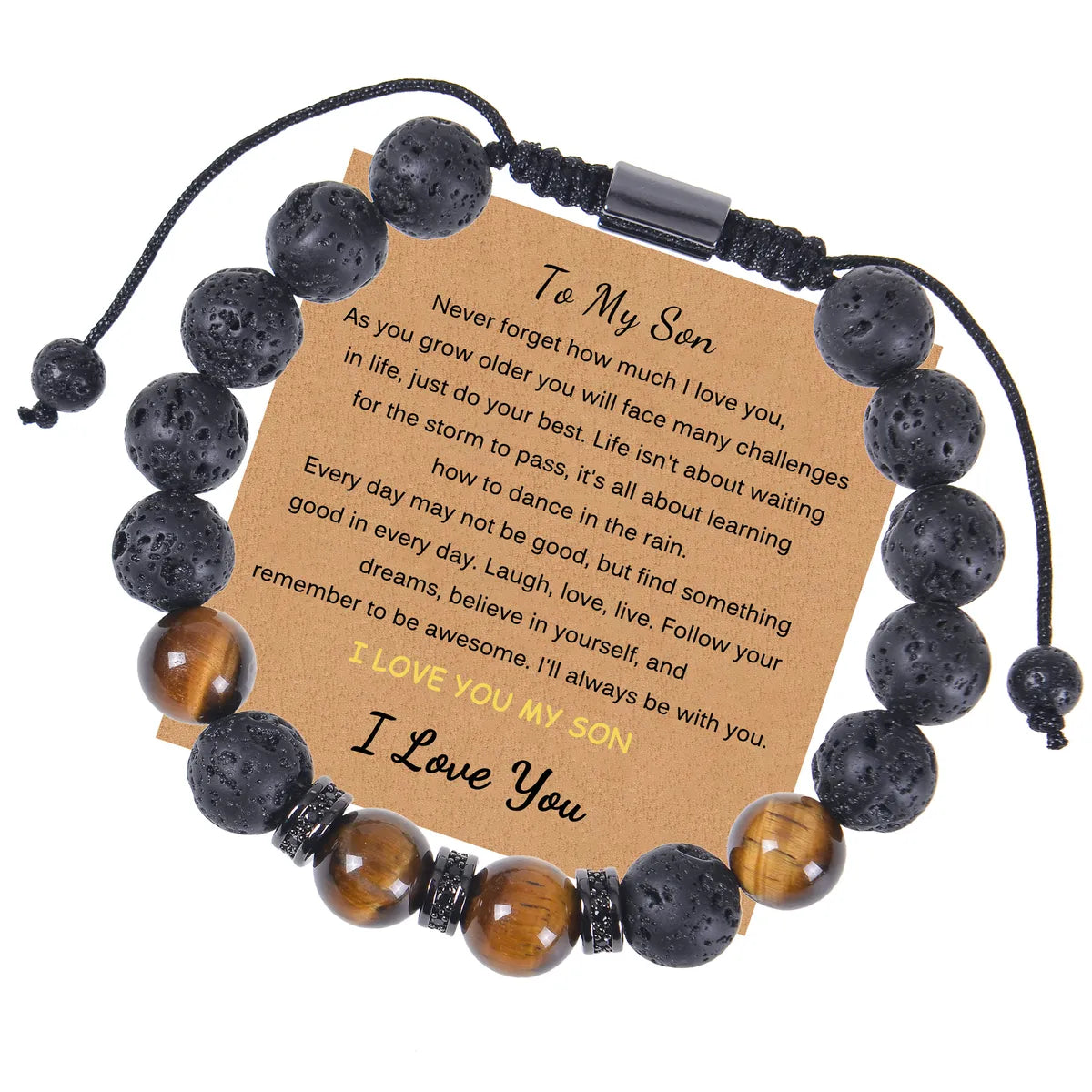 filigree bracelets for women -1 Piece Simple Style Geometric Natural Stone Tiger Eye Bracelets