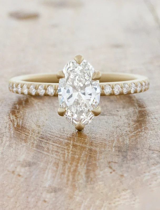 moissanite engagement rings for women -Candace