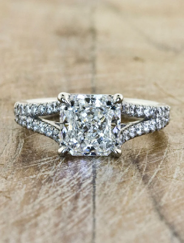 halo engagement rings for women -Eloise