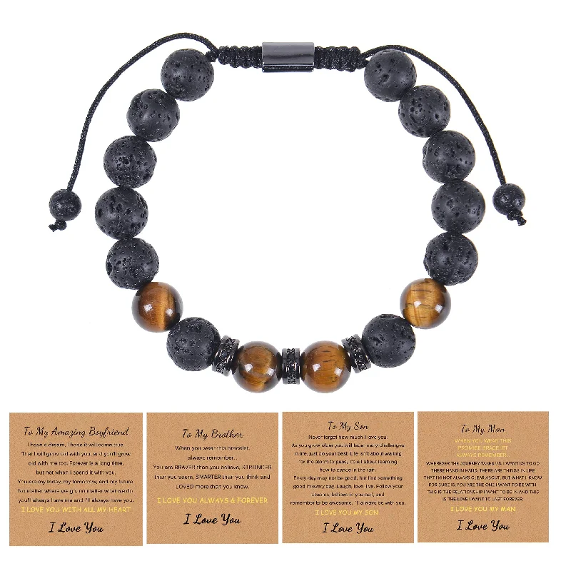 10MM-Volcanic stone bracelet