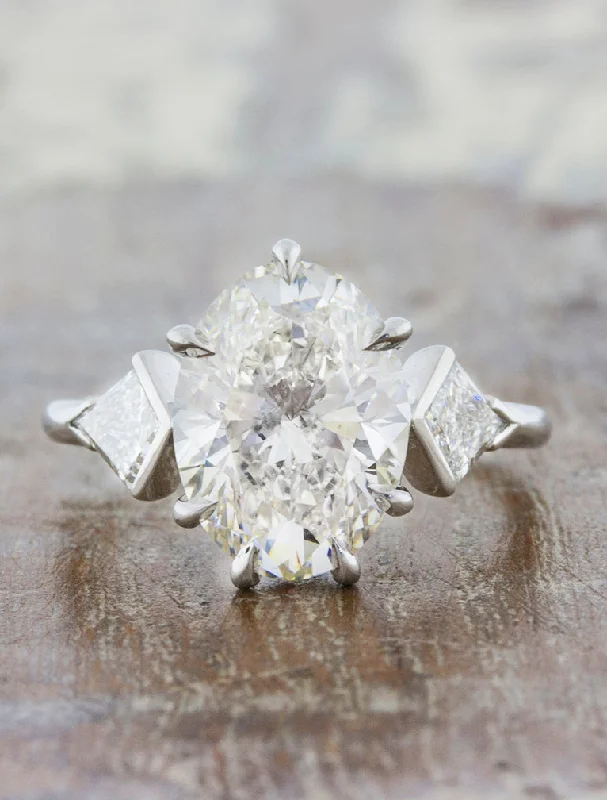 handcrafted engagement rings for women -Julia