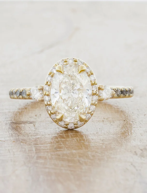 personalized engagement rings for women -Charlize