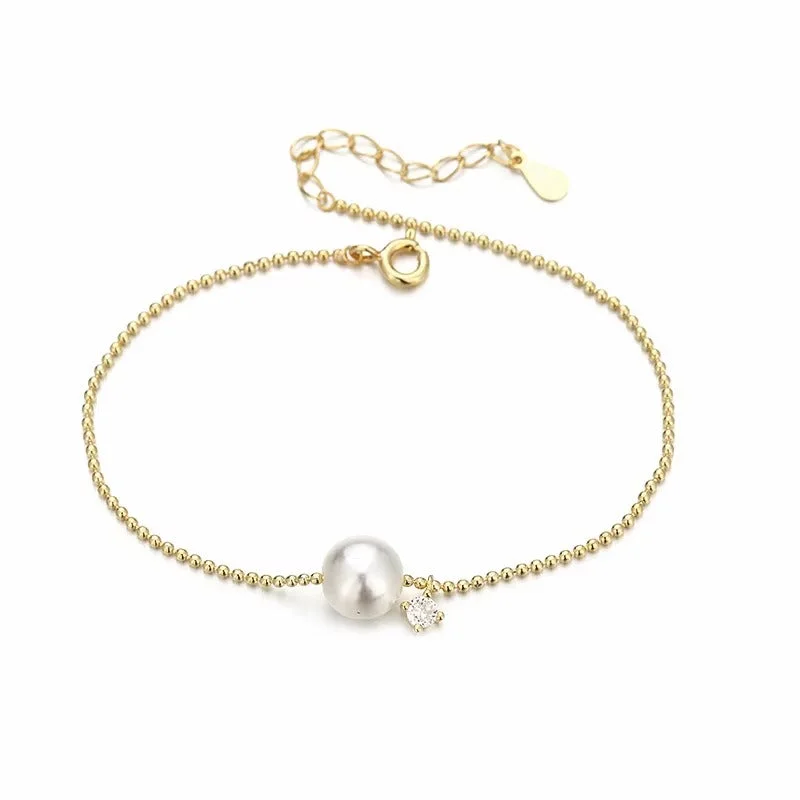 rope chain bracelets for women -Belair Pearl Bracelet