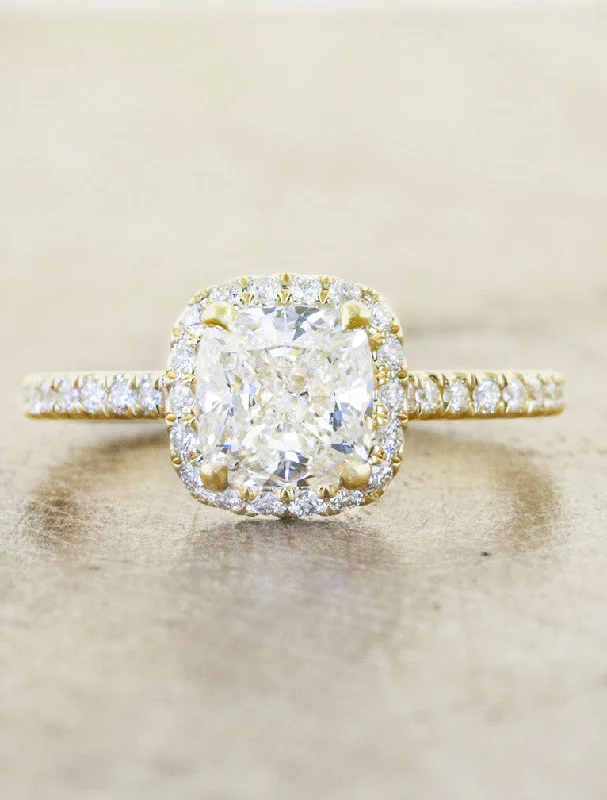 heirloom engagement rings for women -Cora - Cushion