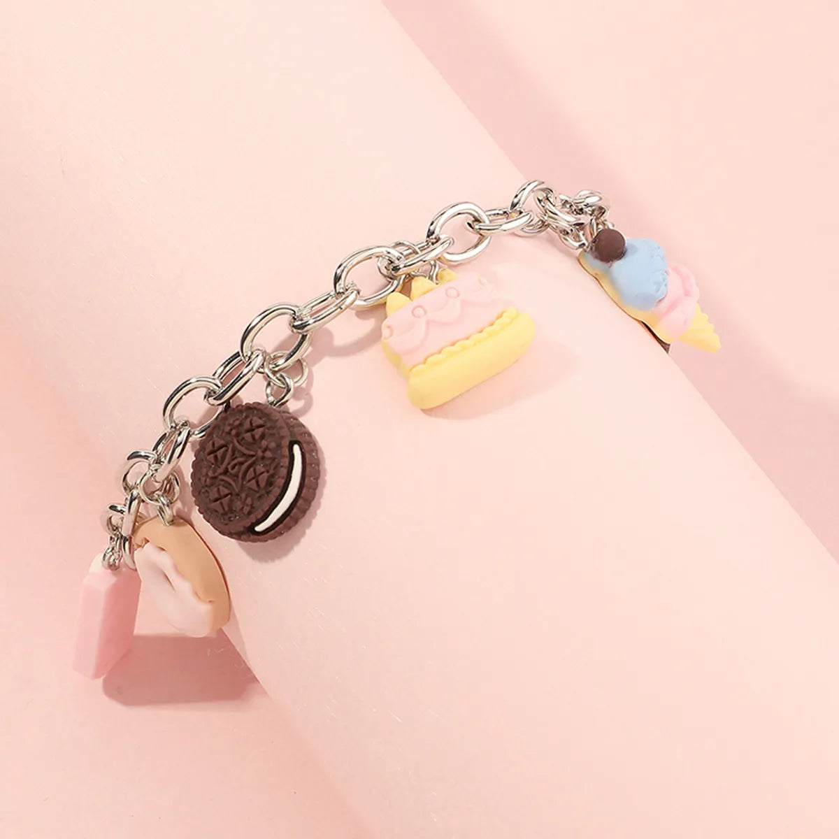 luxury bracelets for women -Fashion Creative Food Ice Cream Bracelet