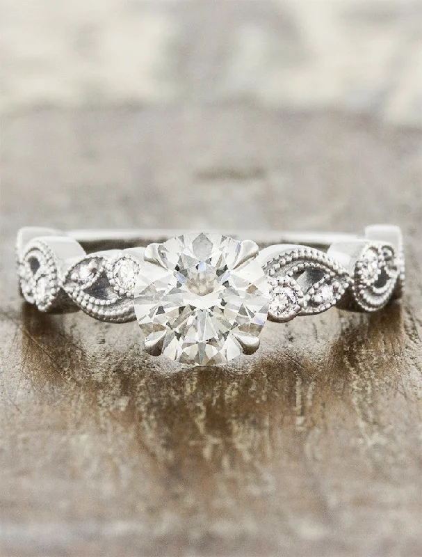 petite engagement rings for women -Brandee